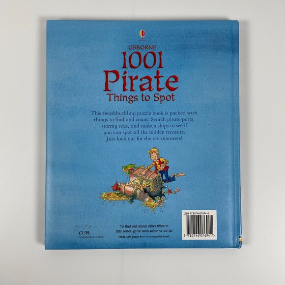 ๐ 4/$20 Usborne 1001 Pirate Things to Spot | Kids Books Childrens Books - Picture 6 of 7